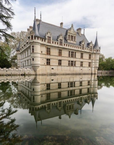 AzelideauxChâteauPays de Loire château Azay-le-Rideau Pays de Loire