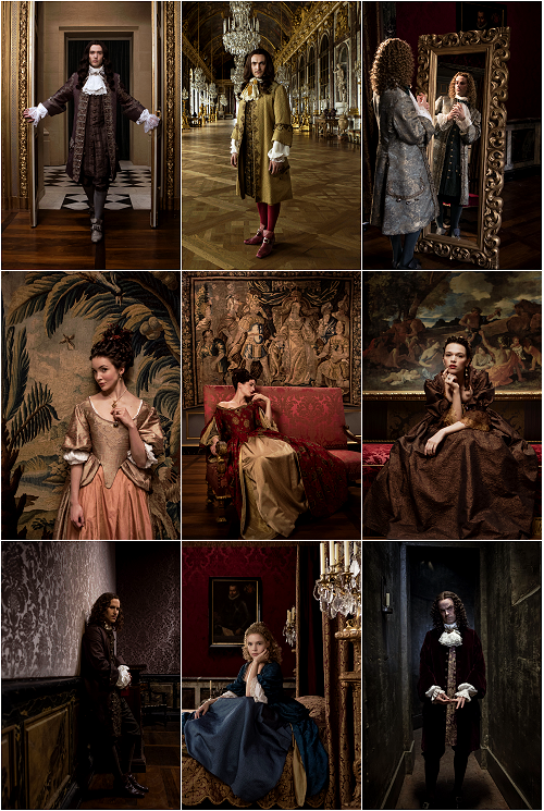 Costume des personnages de la série Versailles