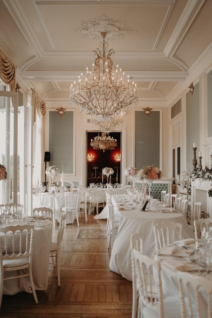 photo réception de mariage dans un château