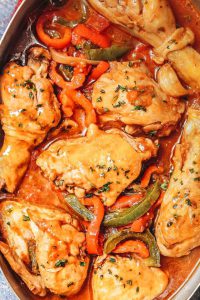 photo poulet basquaise