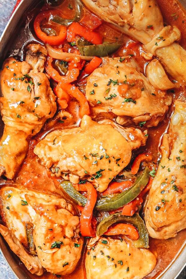 photo poulet basquaise